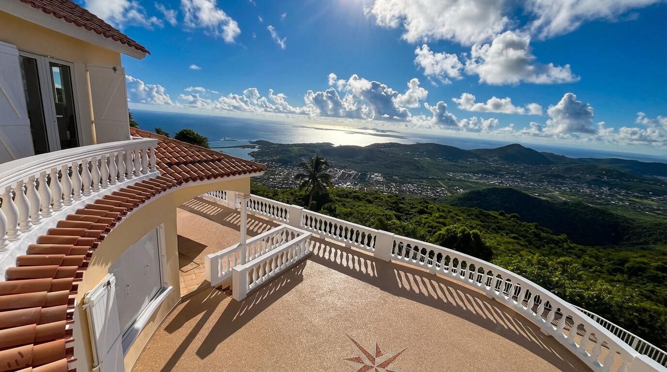 Vue depuis l’hébergement