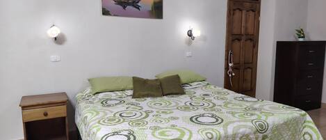 1 غرفة نوم وواي فاي وملاءات أسرّة