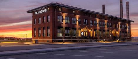 Majoituspaikan julkisivu