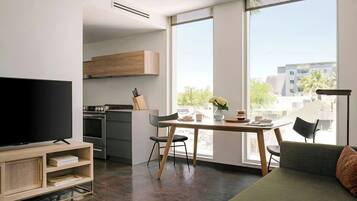 Superior appartement, uitzicht op de stad | Woonruimte