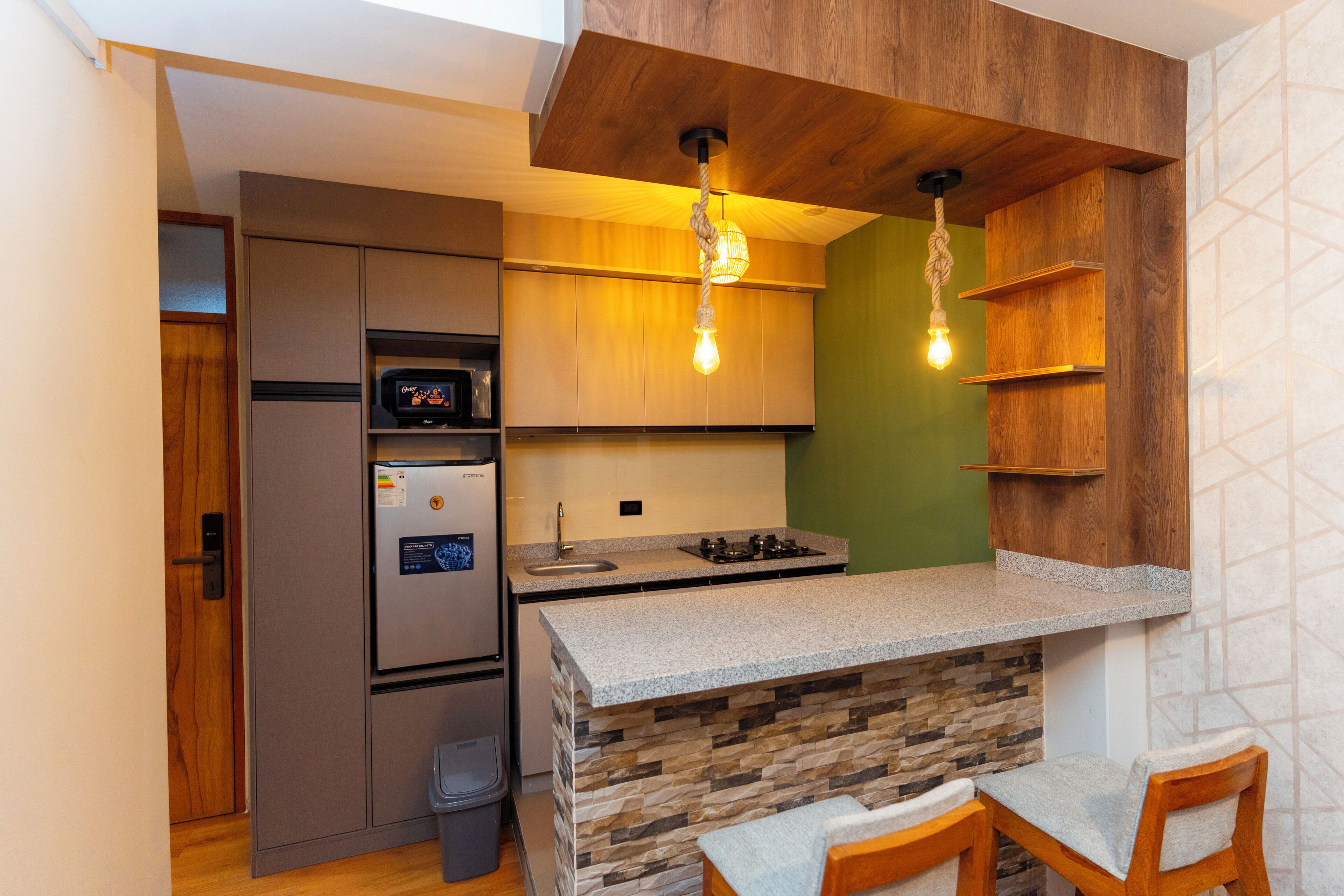 Familienapartment, eigenes Bad, Stadtblick | Eigene Küche