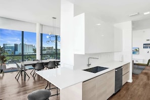 Private kitchen - 17West 2BR | Balcony, Pool, Walk to Beach (Miami Beach)