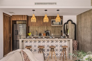 Coffee/tea maker, fridge, microwave, oven - 1BR Swim up Loft w/ Private Cenote | Rooftop Pool (Tulum)