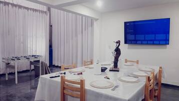 Family House, Courtyard View | Dining room