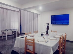 Family House, Courtyard View | Dining room