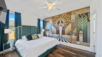 3 bedrooms, iron/ironing board, internet, bed sheets