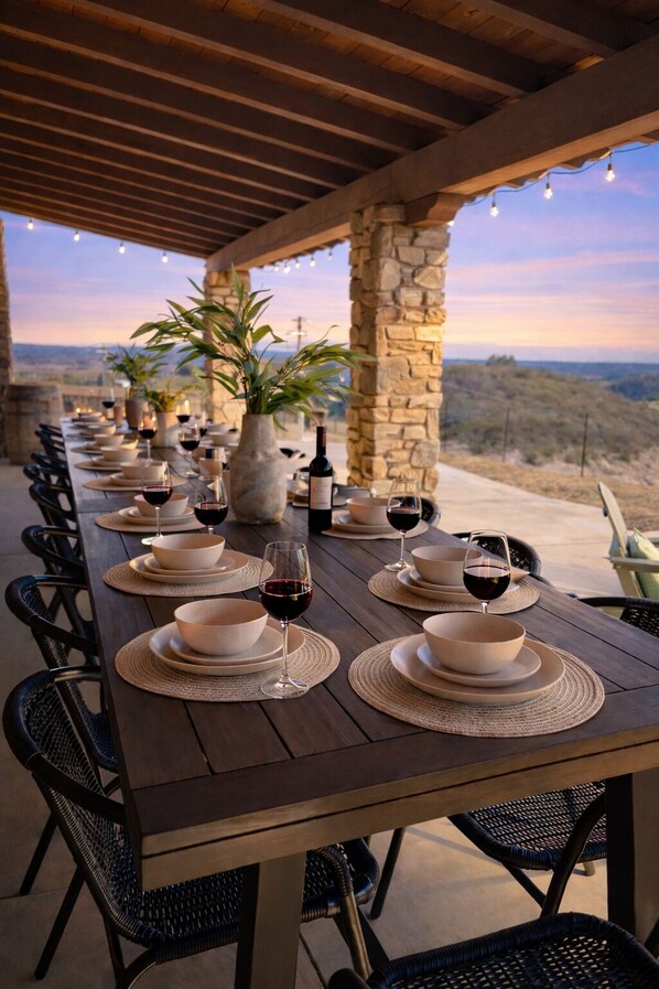 Outdoor dining