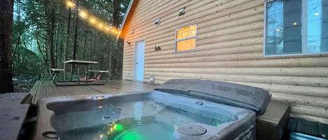 Bathtub spa outdoor