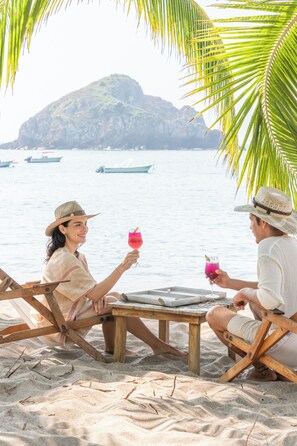On the beach, beach bar - Careyes (Costa Careyes)