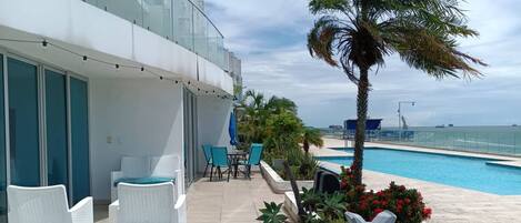 Apartment, 2 Bedrooms, Balcony, Ocean View | Pool | Outdoor pool