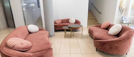 Sitteområde i lobbyen
