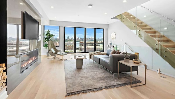 Superior Townhome, City View | Living area - Hudson Views (North Bergen)