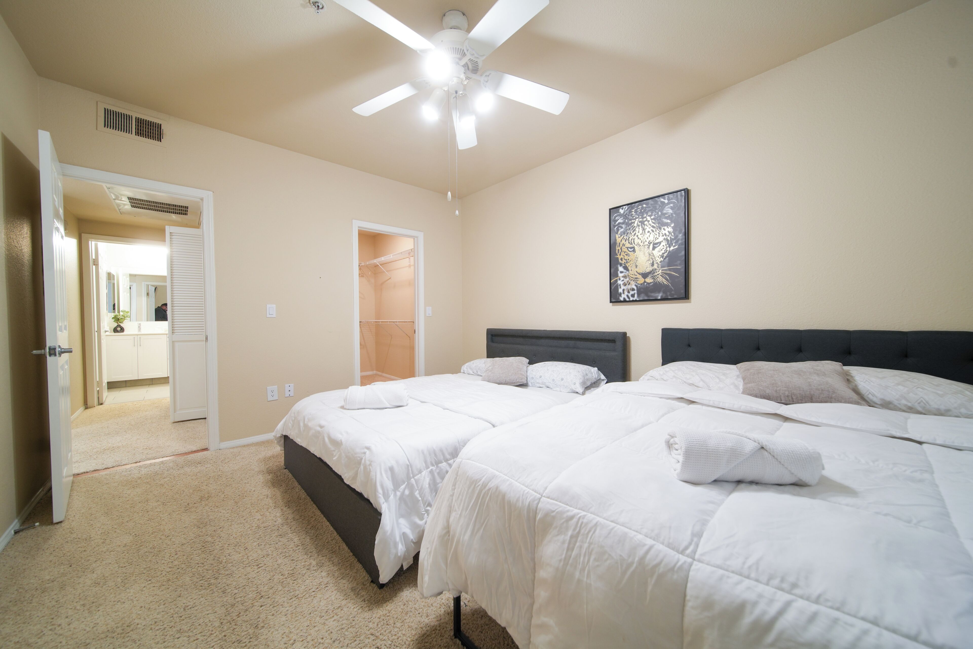 2 dormitorios, tabla de planchar con plancha, wifi