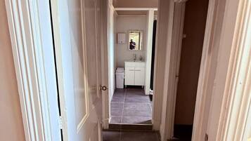 Towels, soap, shampoo