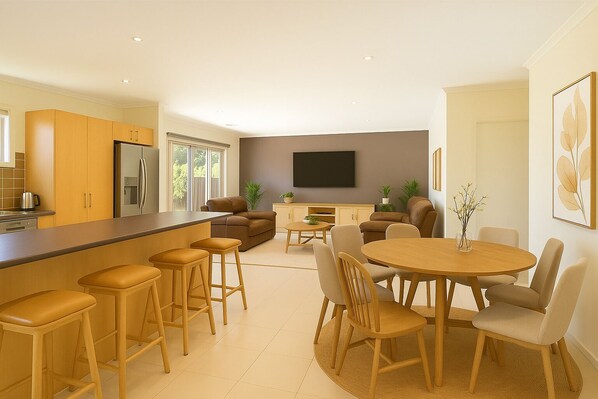 Interior - Peaceful, cosy villa, luxury linen, short walk to Golf Club and Lake Hamilton. (Hamilton)