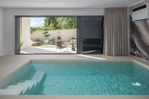 Piscine couverte, piscine chauffée