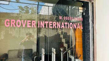 Majoituspaikan julkisivu