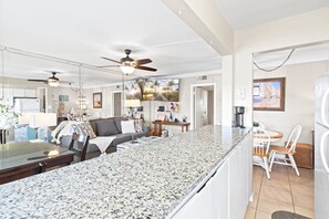 Interior - Snowbird-Friendly Oceanside Condo — Heated Pool, Fire Pit & Beach Access! 🌴🌊 (Satellite Beach)