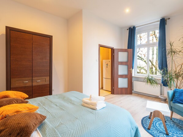 1 bedroom, iron/ironing board, WiFi, bed sheets - Mysłowice Urban Harmony Apartment (Mysłowice)