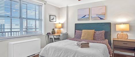 1 غرفة نوم ومكتب ومكواة/لوح كي وواي فاي مجانًا