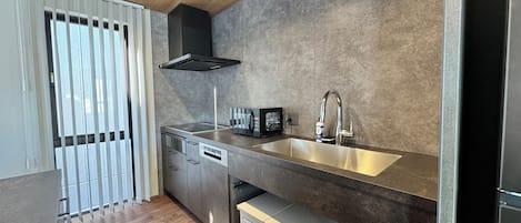 デラックス ヴィラ 3 ベッドルーム | 専用キッチン | 冷蔵庫、電子レンジ、コンロ、食器洗い機