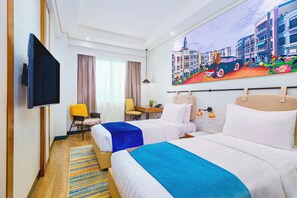 Phòng 2 giường đơn Tiêu chuẩn | Truy cập Internet không dây miễn phí, bộ trải giường 