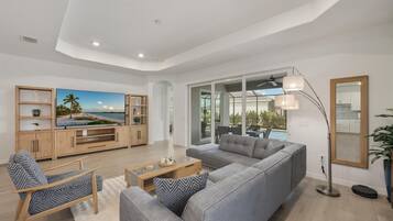 Ferienhaus, Mehrere Betten, Poolzugang, Poolblick (BAS25308) | Wohnbereich