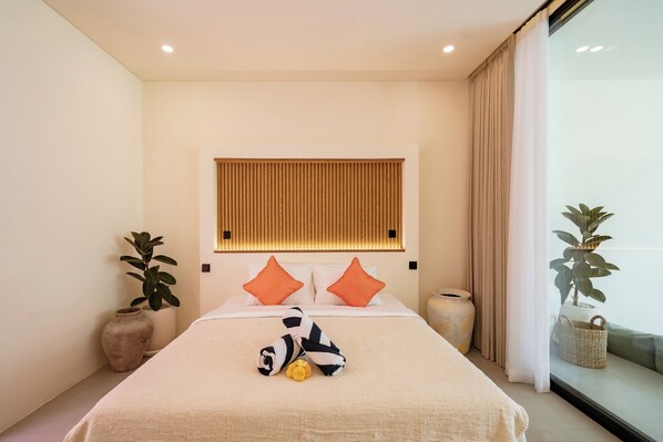 Caja de seguridad en la habitación y cortinas blackout 