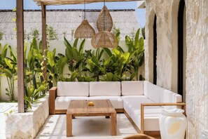 Villa, 3 habitaciones, patio, vista a la alberca | Terraza o patio