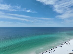Vlak bij het strand