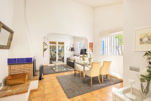 TV, fireplace - La Casita De Pueblo Andaluz, Marbella, Spain (Marbella)