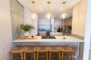 Fridge, microwave, oven, stovetop - Coastal Comfort | Balcony | Sea Views (Umdloti)