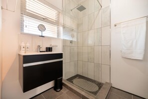 Shower, hair dryer