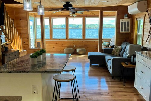 Amazing Views!  Webber Pond Cottage w/ dock & yard