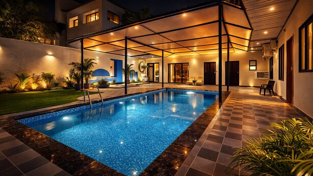Daksh Villa with Private Pool and Garden, Jaipur | Privat basseng