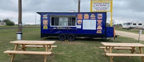 Opções para refeição ao ar livre