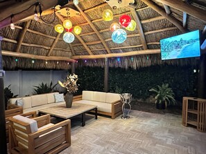 Interior - Azure Tiki Gardens: Private Resort Pool, Large Tiki Hut & Full Outdoor Kitchen (Palm Beach Gardens)