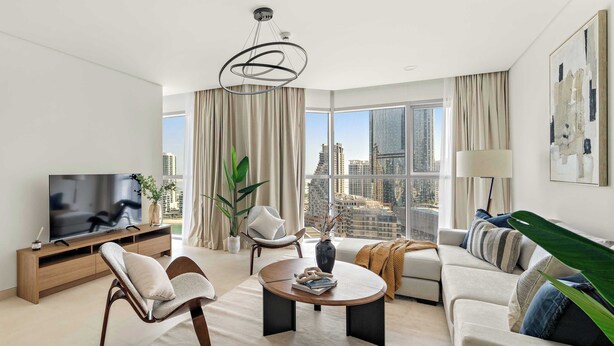 TV, offices - Silkhaus Convenient 3BR+Maid | Radiant Viewz Reem (Abu Dhabi)