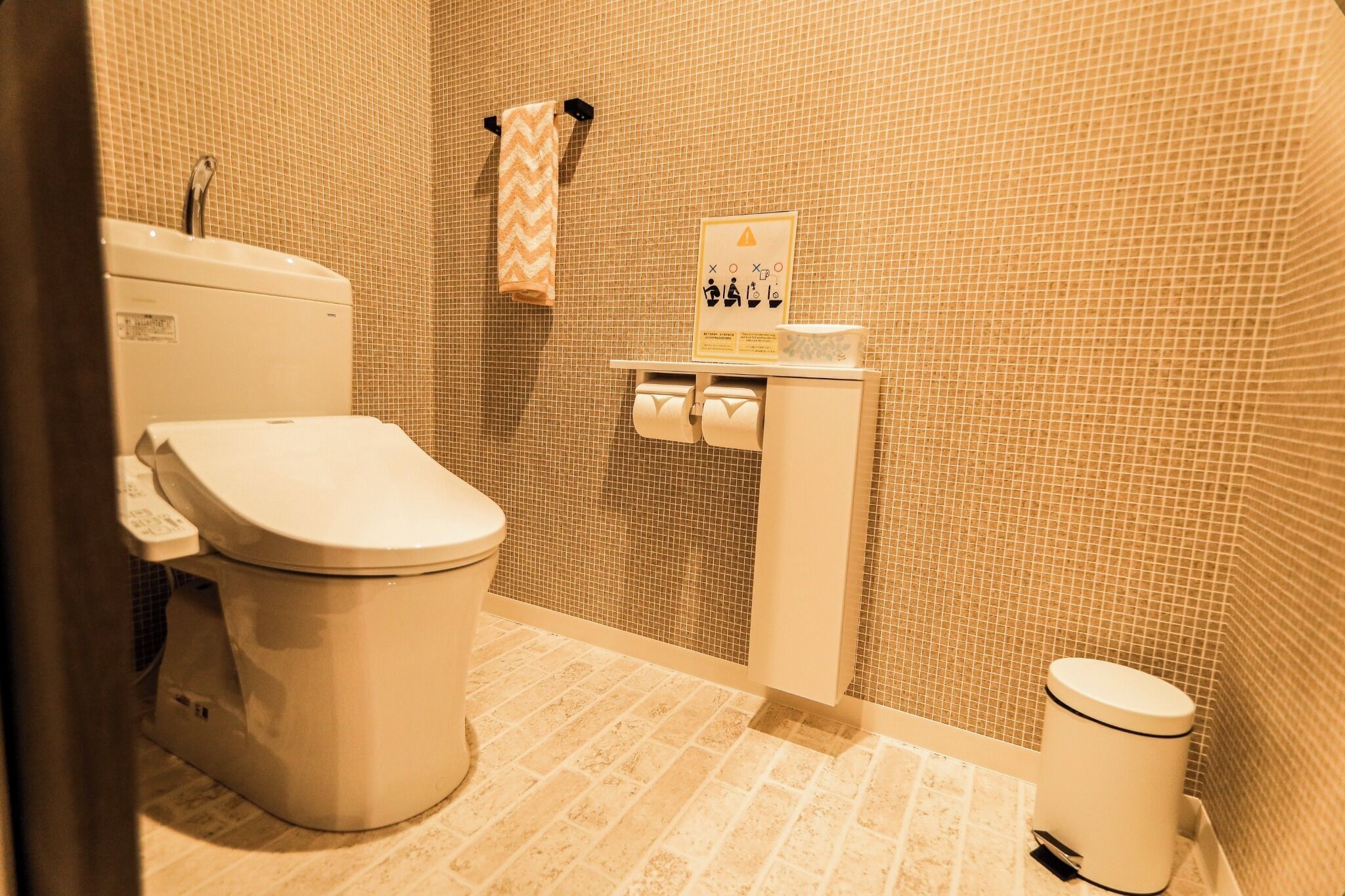 風筒、提供毛巾