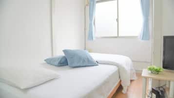 Desk, iron/ironing board, free WiFi, bed sheets