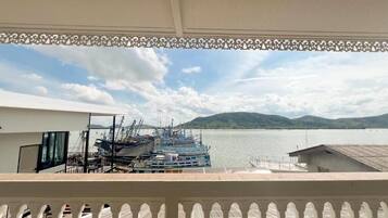 Blick von der Unterkunft