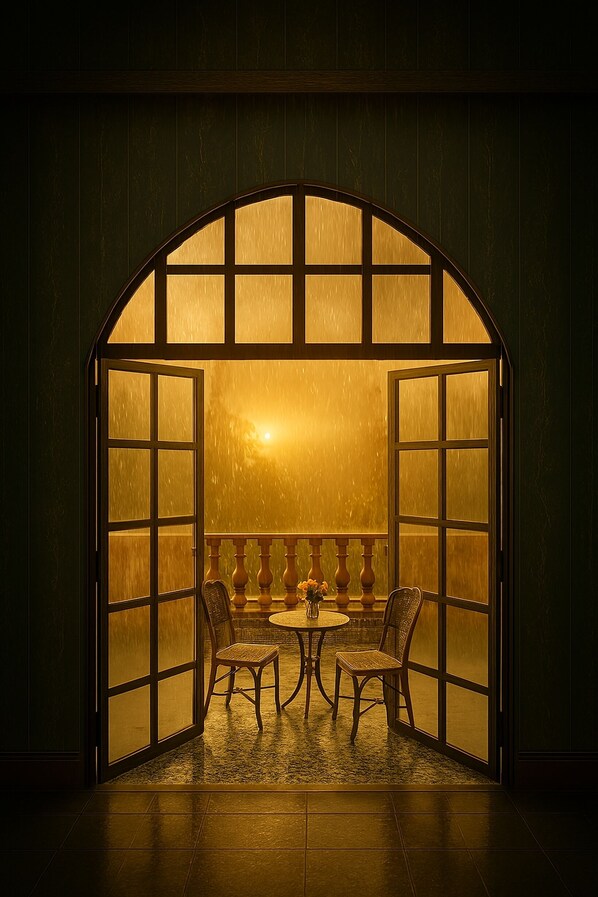 スーペリア ダブルルーム バルコニー ガーデンビュー | コートヤード ビュー