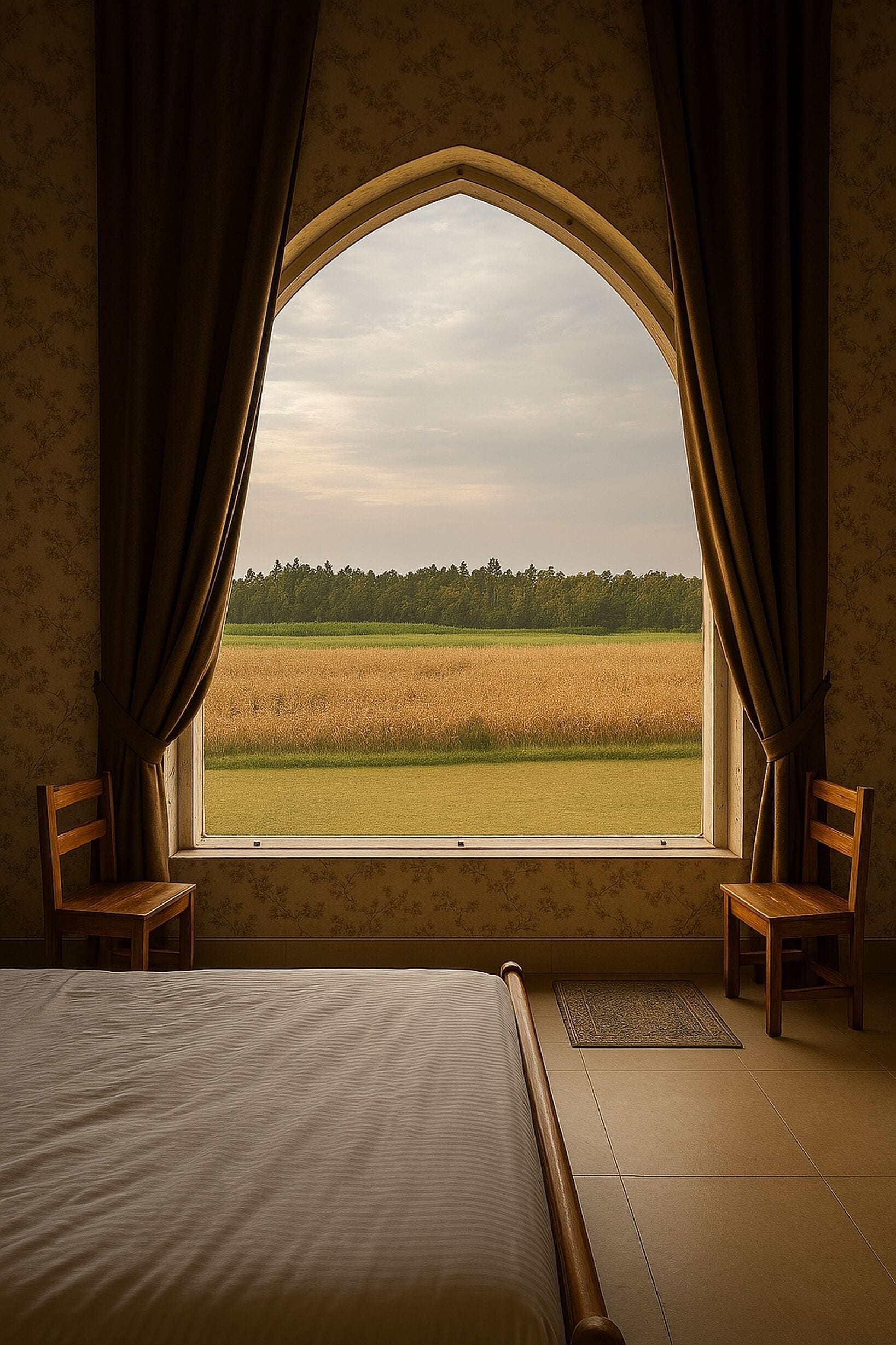 Comfort Double Room, Garden View | Free WiFi, bed sheets