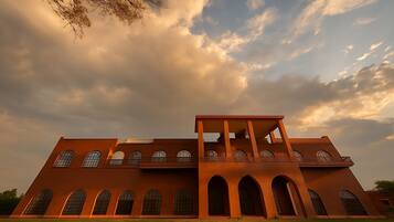 Façana frontal de l'allotjament