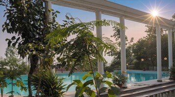 Seasonal outdoor pool