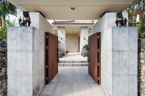 Fassade der Unterkunft