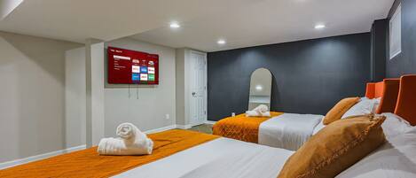 4 chambres, fer et planche à repasser, Wi-Fi, draps fournis