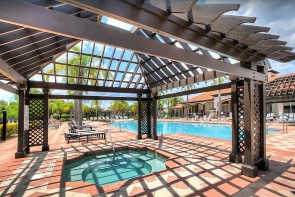 Outdoor pool - Fresh Amazing Family Home, Private Pool Blv101 (Kissimmee)