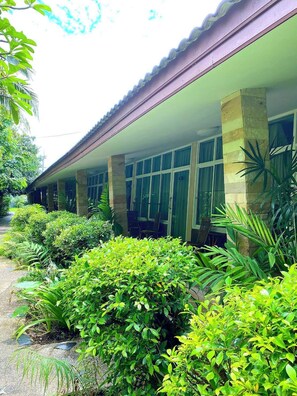 Fassade der Unterkunft