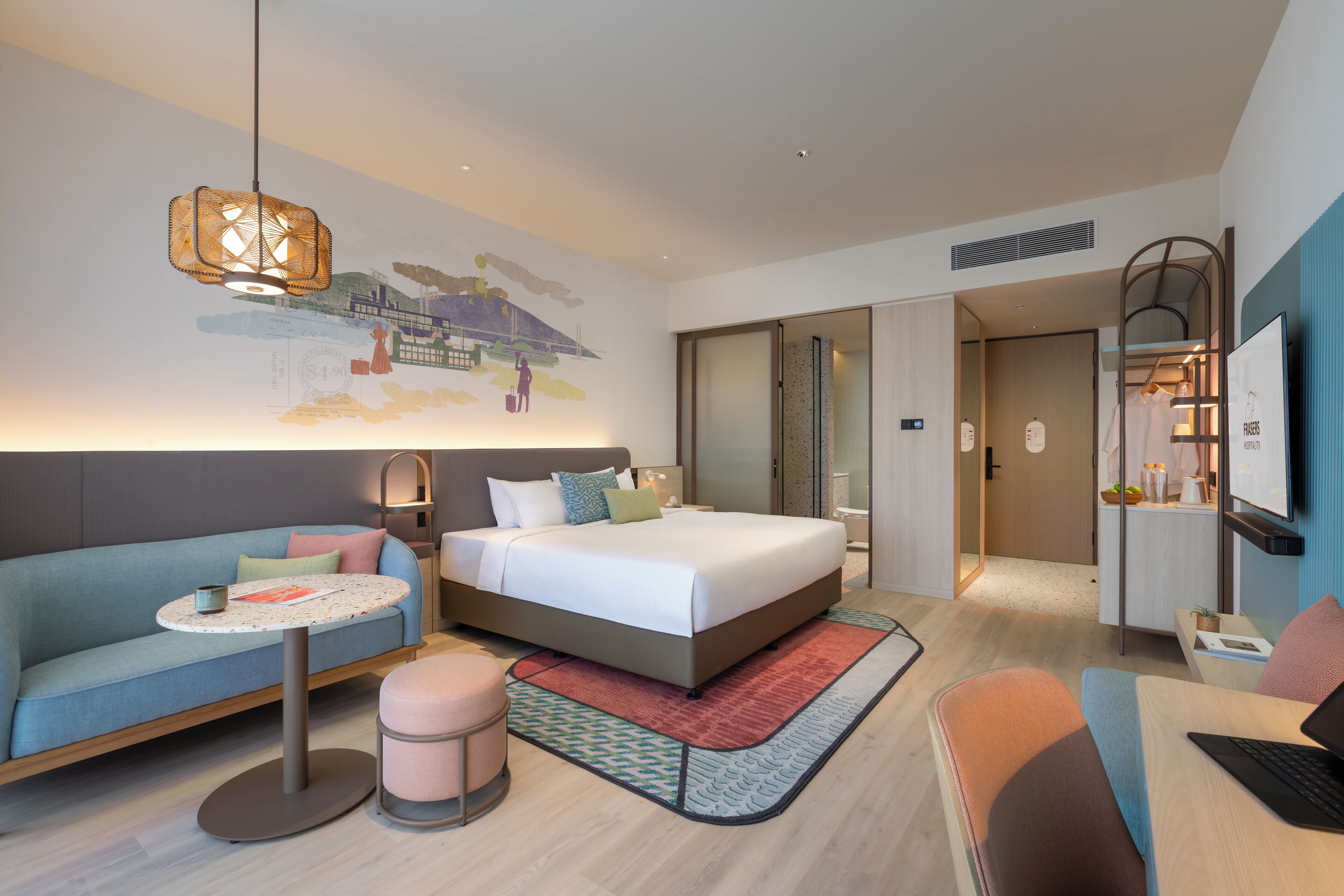 Minibar, in-room safe, desk, laptop workspace